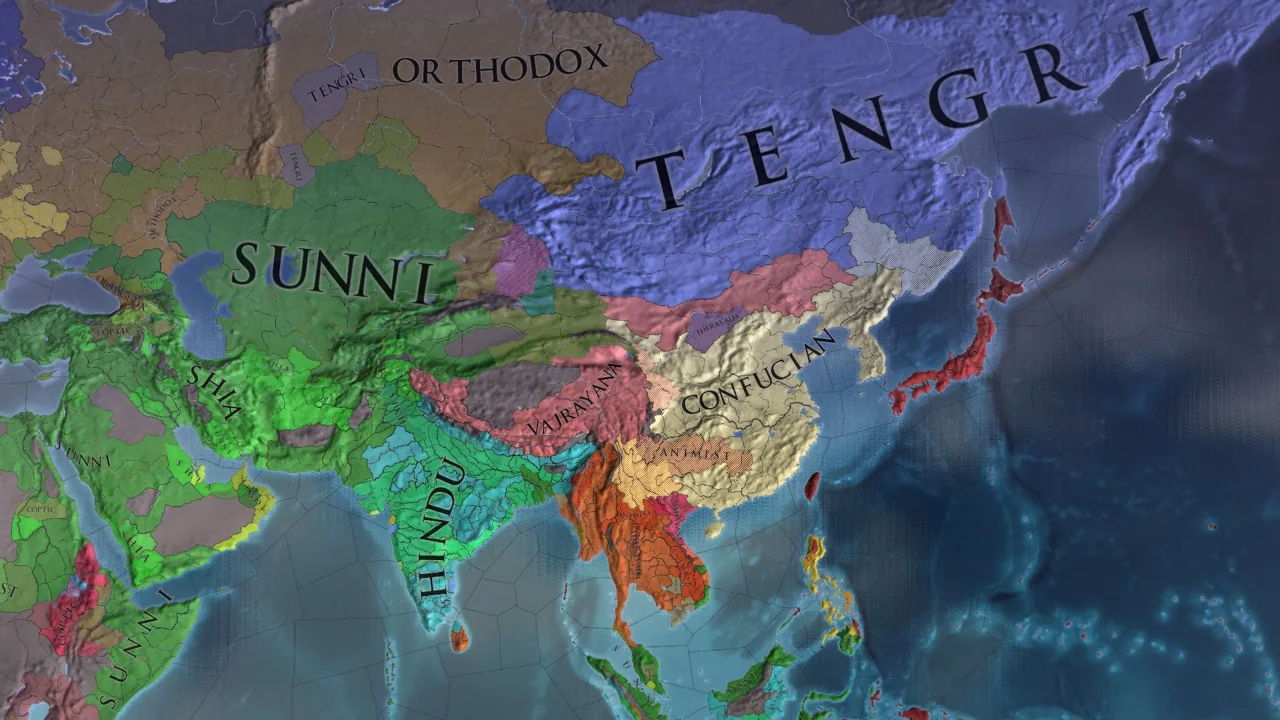 欧陆风云4：游戏场景参考